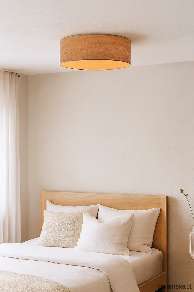 plafony Skandynawski plafon sufitowy do kuchni DUBAJ ECO z abażurem 50 cm 2