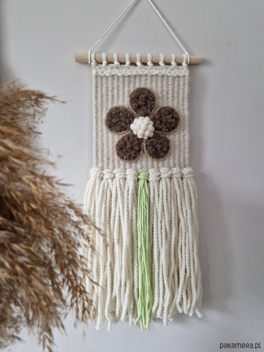 makramy Makatka kwiat 2