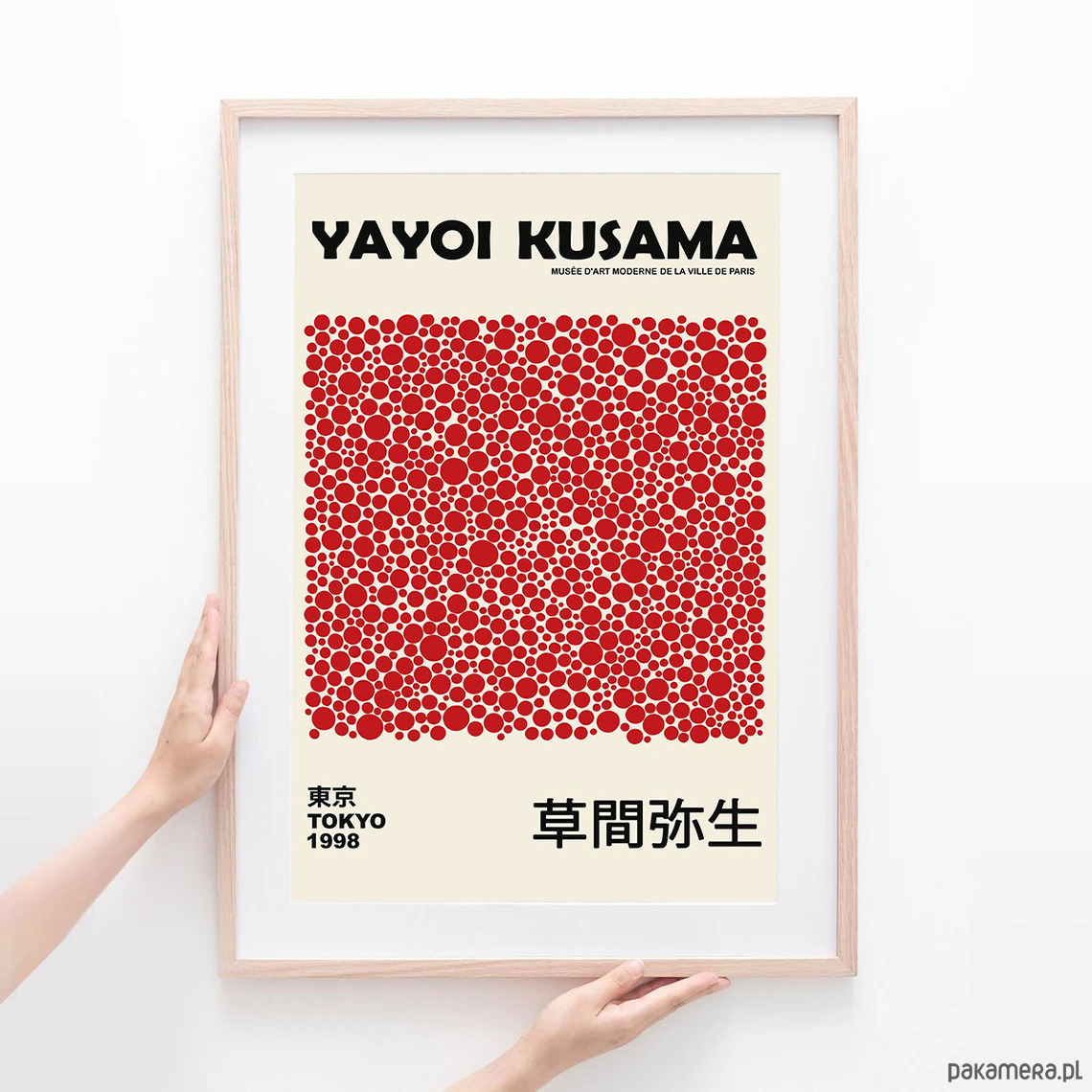 plakaty Plakat Czerwone kropki Kusama 1