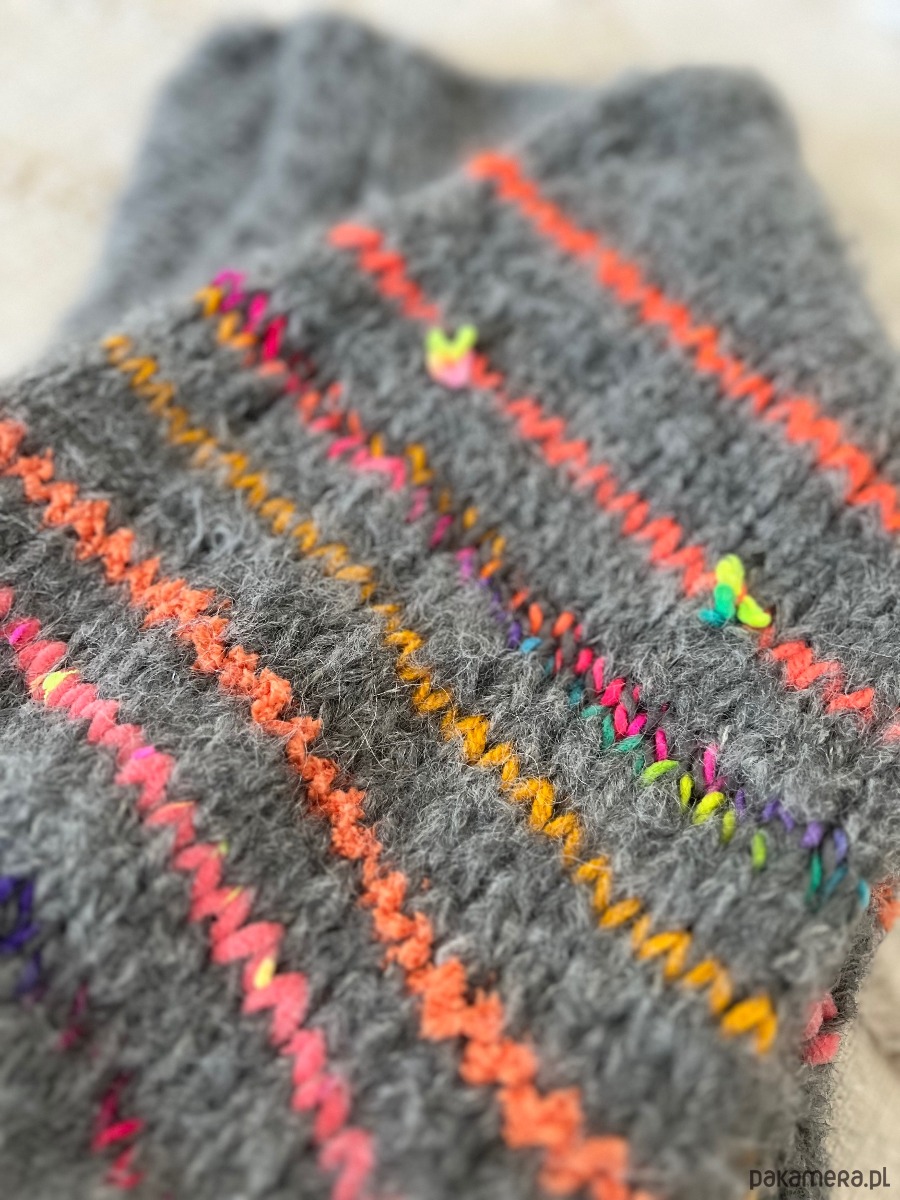 kardigany damskie Kardigan pomarańcze 6