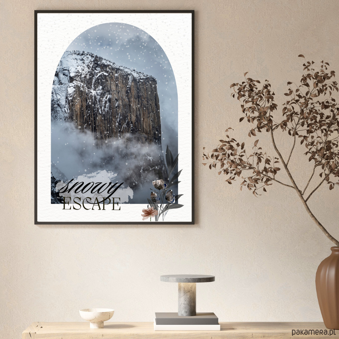 plakaty Plakat Snowy escape 1