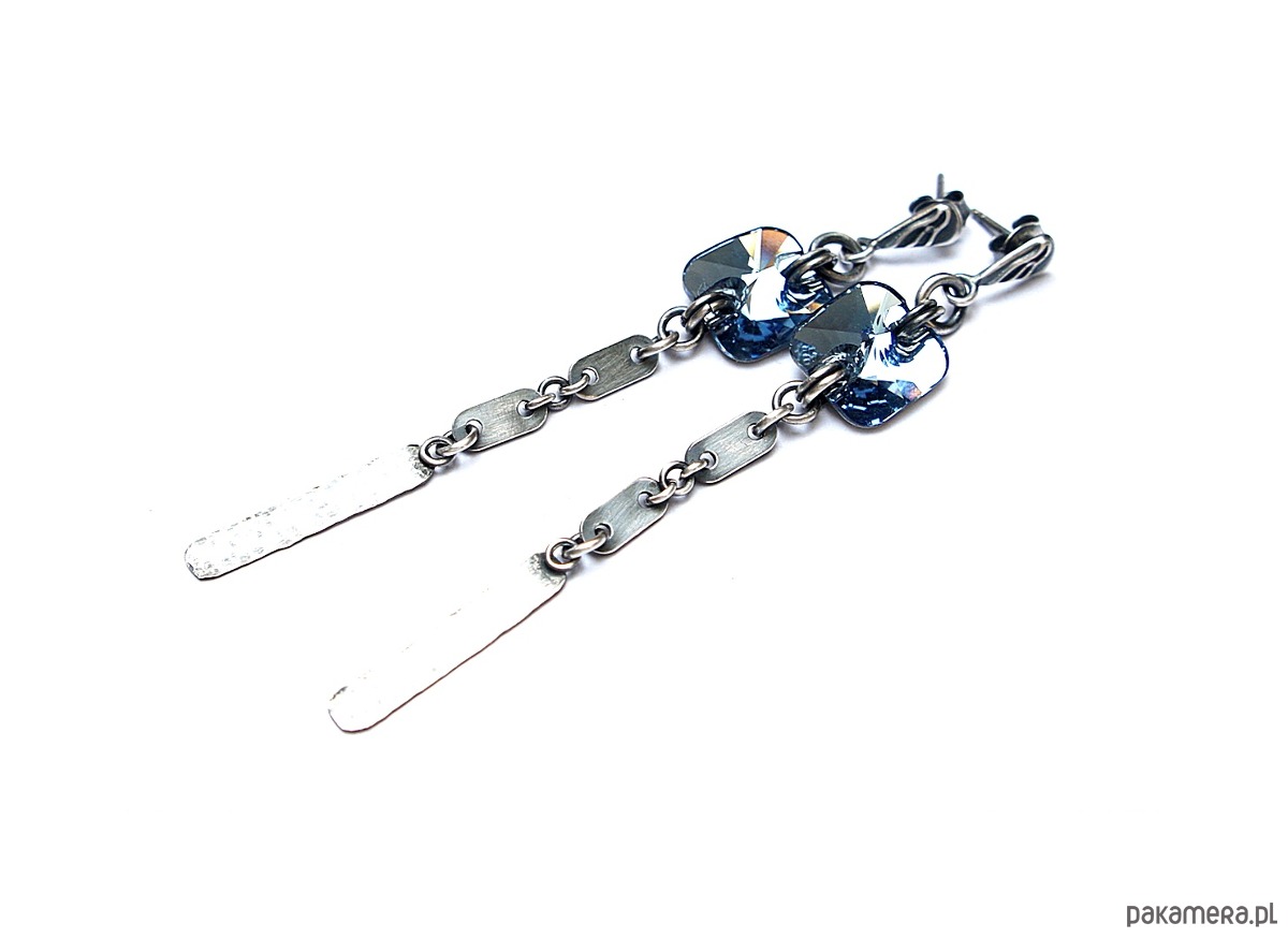 kolczyki z kamieniami Kolczyki Denim jeans vol. 3 1