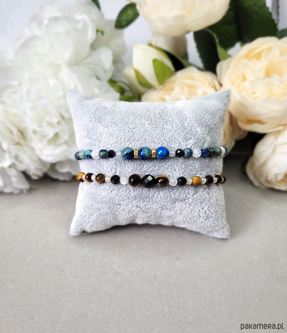 bransoletki z kamieni naturalnych WAGA - z Turmalinem Zodiakalna bransoletka 2