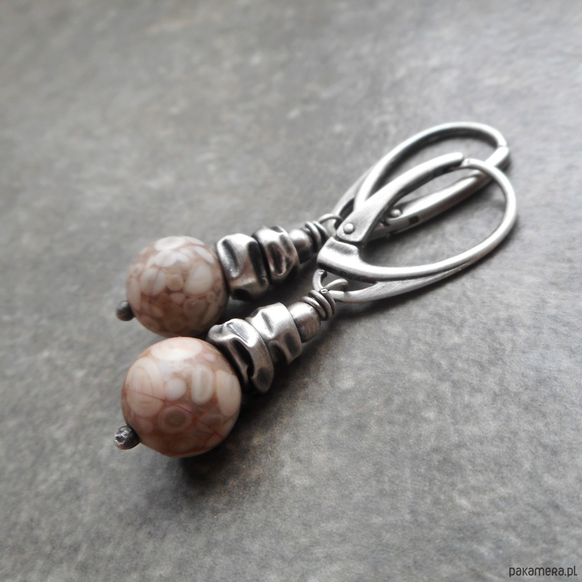 kolczyki z kamieniami W Dolomitach kolczyki srebro 925 2