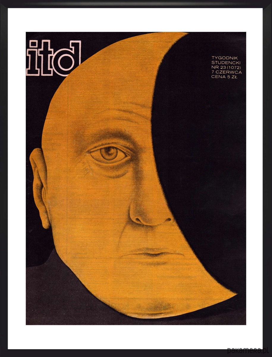 obrazy Oprawiona okładka tygodnika studenckiego ITD z 1981 r, aut. Wiesław Rosocha 1