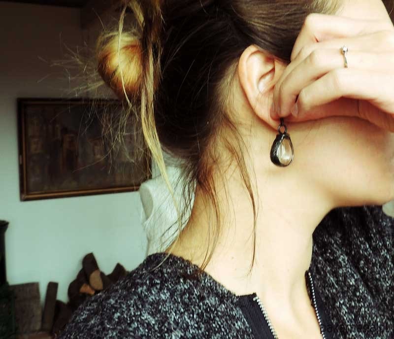 kolczyki - inne Kolczyki z dmuchawcem 4