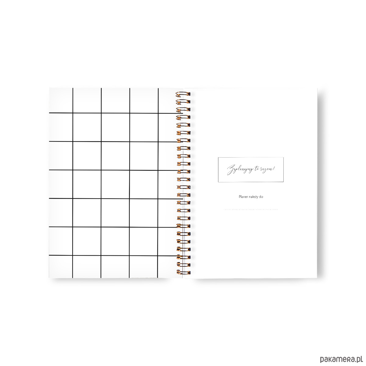 Planer Dzienny Niedatowany A5 Minimal Pakamera.pl