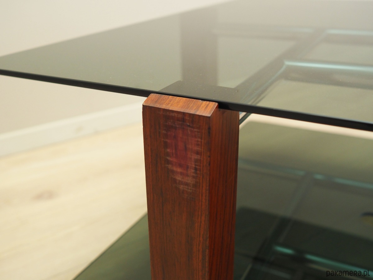 stoliki kawowe Stolik szklany, włoski design, lata 70, produkcja: Włochy 7