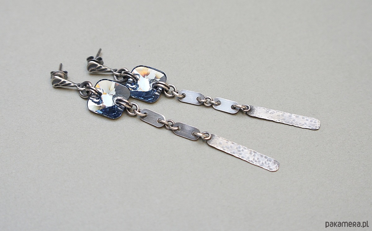 kolczyki z kamieniami Kolczyki Denim jeans vol. 3 6