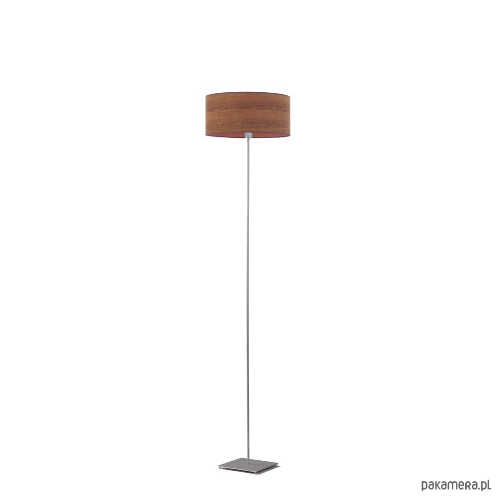 lampy podłogowe Lampa stojąca metalowa z abażurem walec 30 cm MEKSYK ECO 9