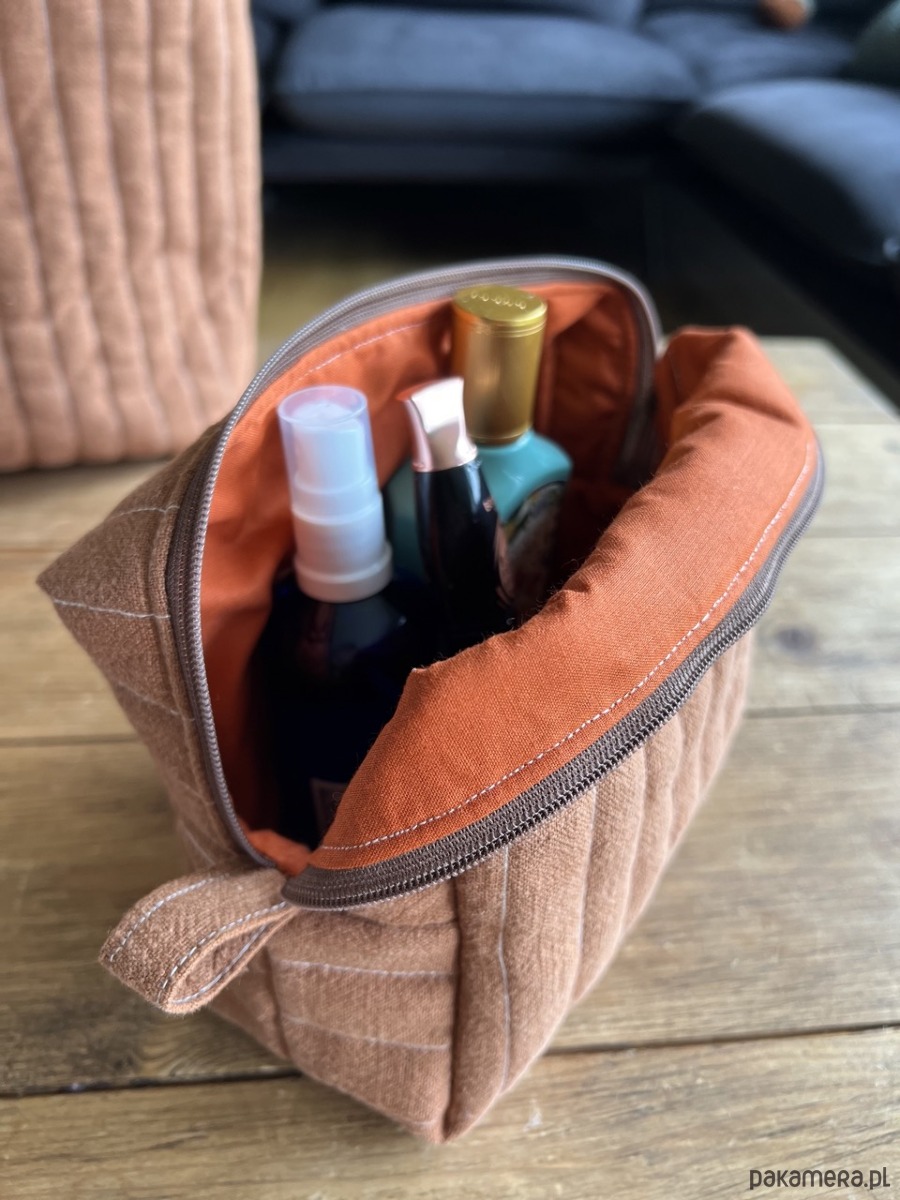kosmetyczki Lniana kosmetyczka box  3