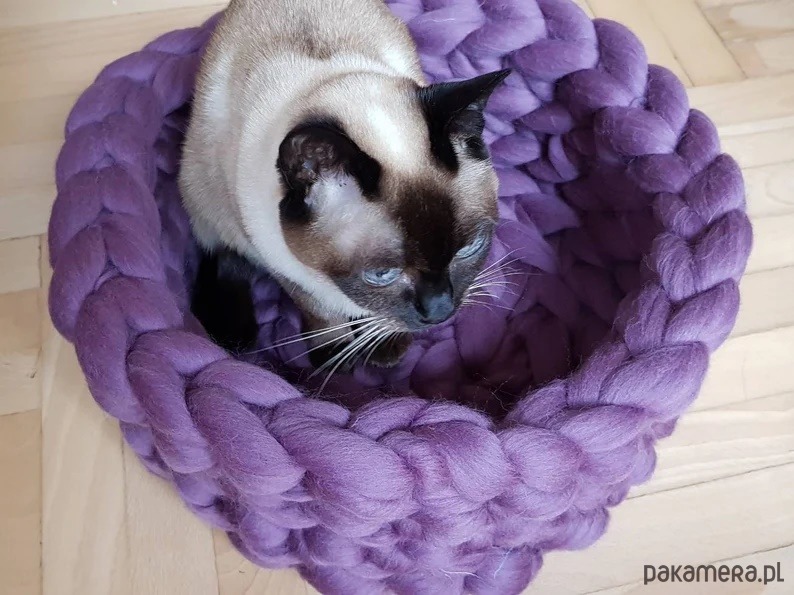 legowiska dla psów i kotów Legowisko dla kota, łóżko dla kota, meble dla kota, kocyk dla kota 2