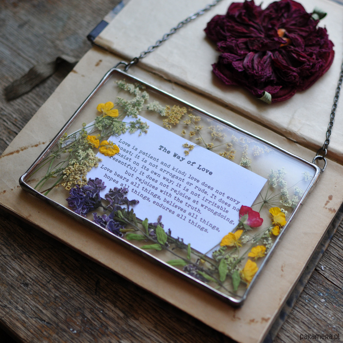 Ozdoby na ścianę Cytat od serca 3