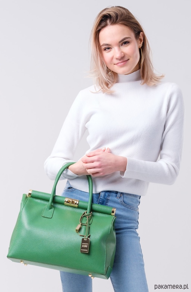 torby na ramię Torba skórzana Shopper (7146) 5