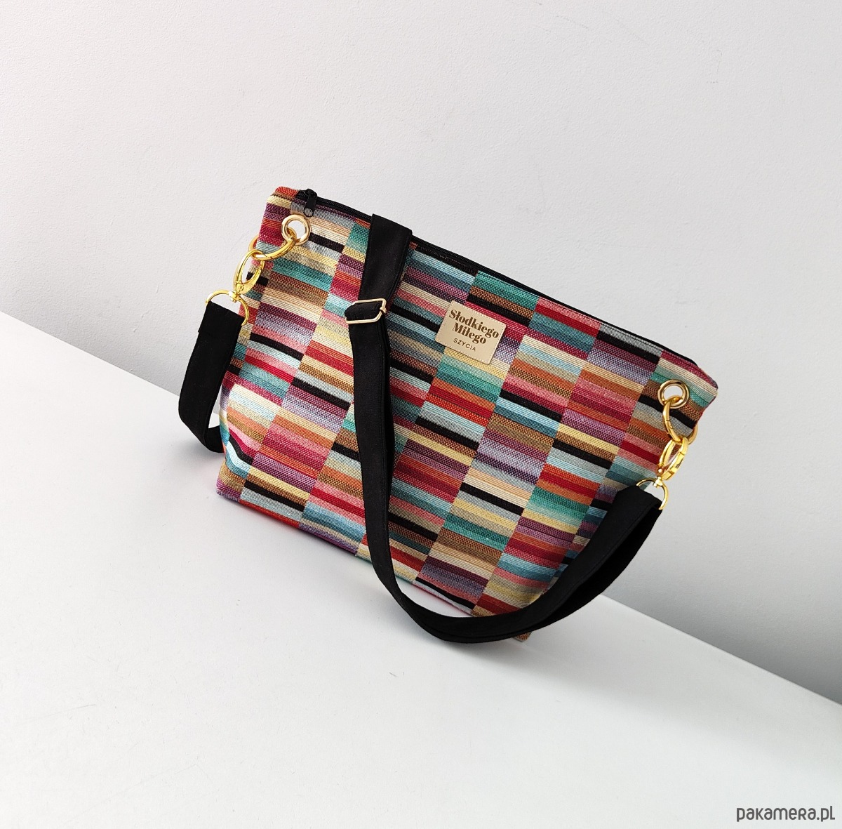 torby na ramię Torebka R U T H Tokyo - żakardowa torebka midi 4