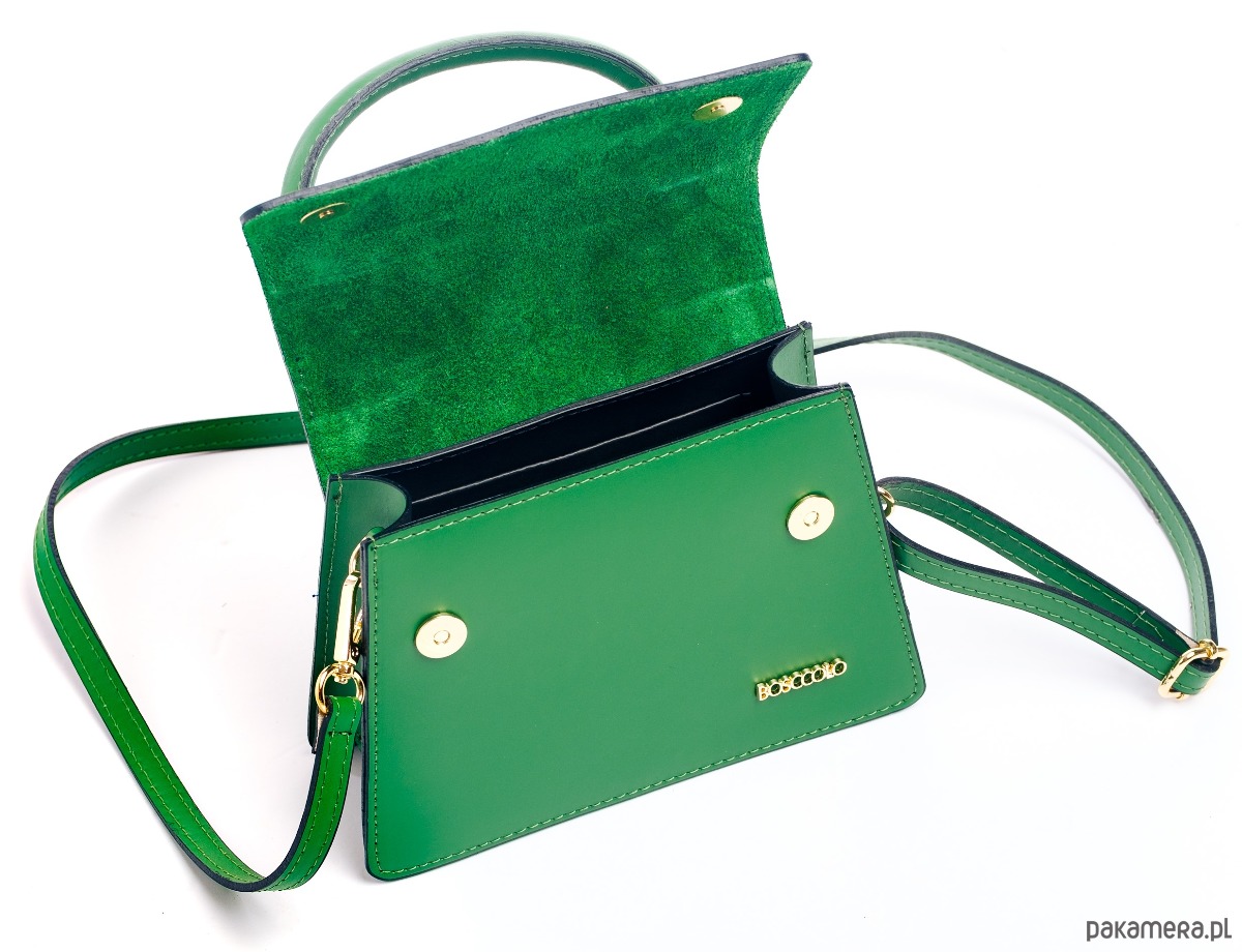 torebki mini Torebka skórzana do ręki i na ramię (6888) 1