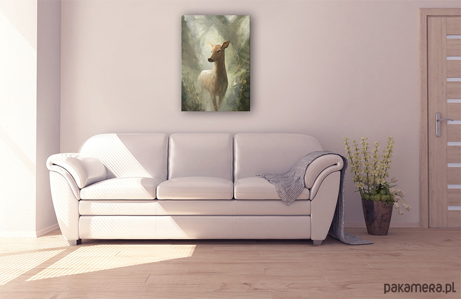 obrazy Obraz - Sarna - wydruk na płótnie 1