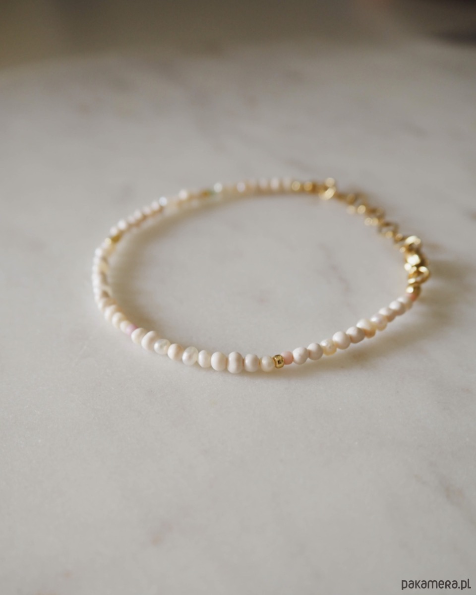 bransoletki z kamieni naturalnych Bransoletka z kamieni naturalnych perła słodkowodna 1