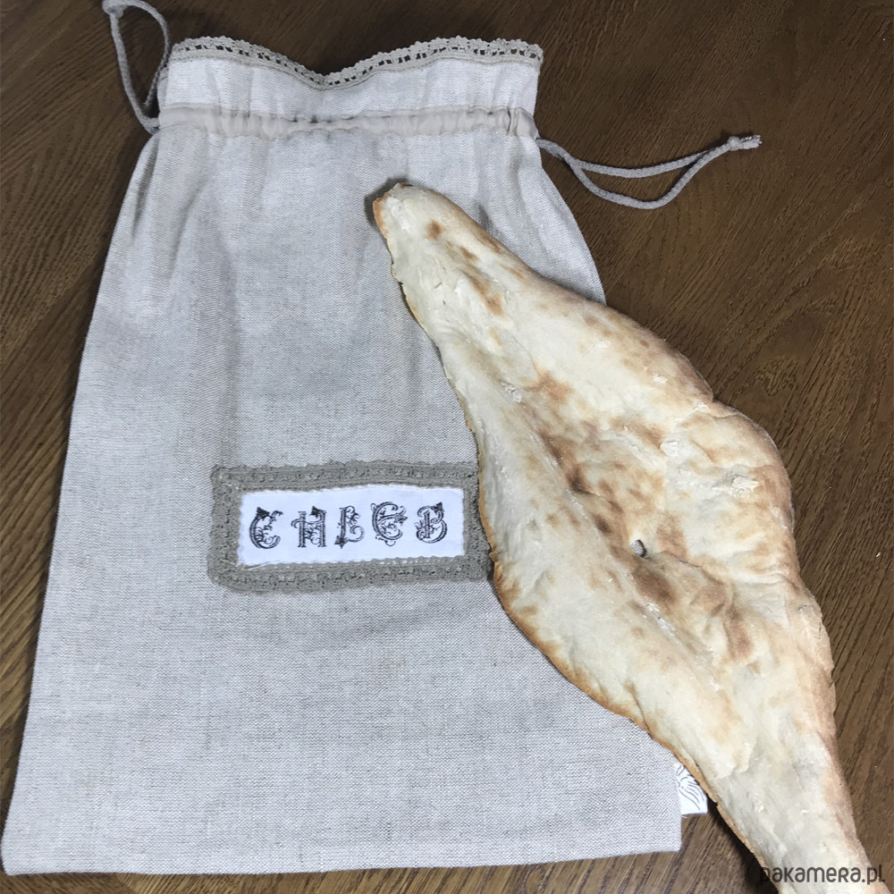 Lniany worek na chleb - torby na zakupy - Pakamera.pl