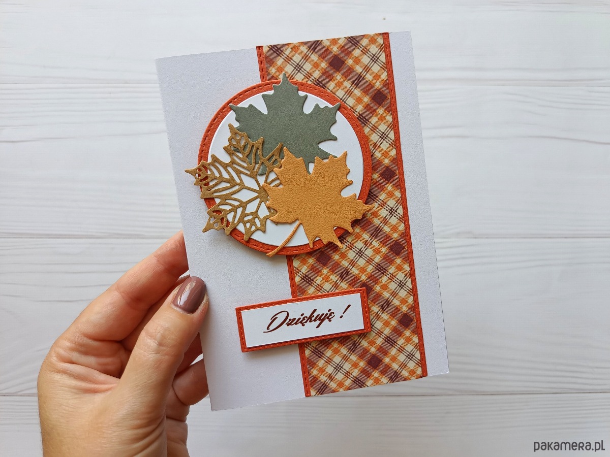 Warsztaty inne Tworzenie kartki Jesienne motywy za pomocą maszyny do wycinania 2