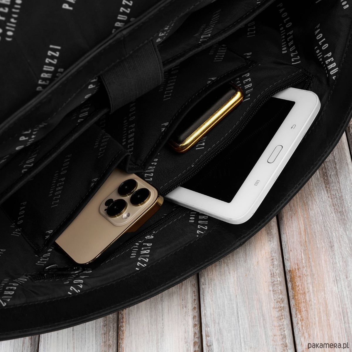 torby i nerki męskie Torba skórzana męska na ramię na laptopa czarna vintage 5