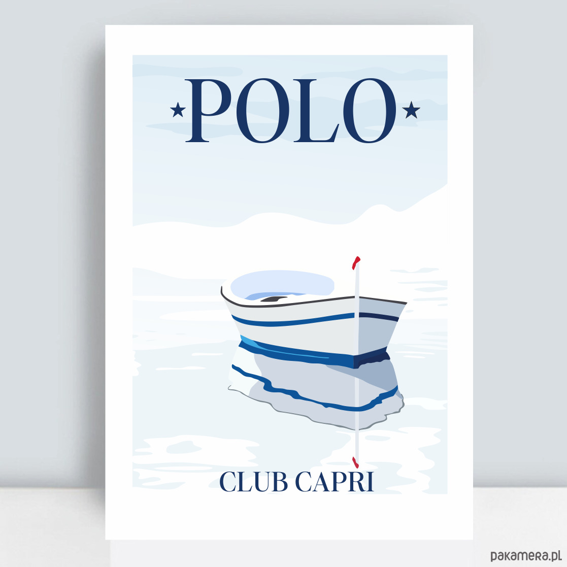obrazy i plakaty do pokoju dziecięcego Plakat club Capri 2