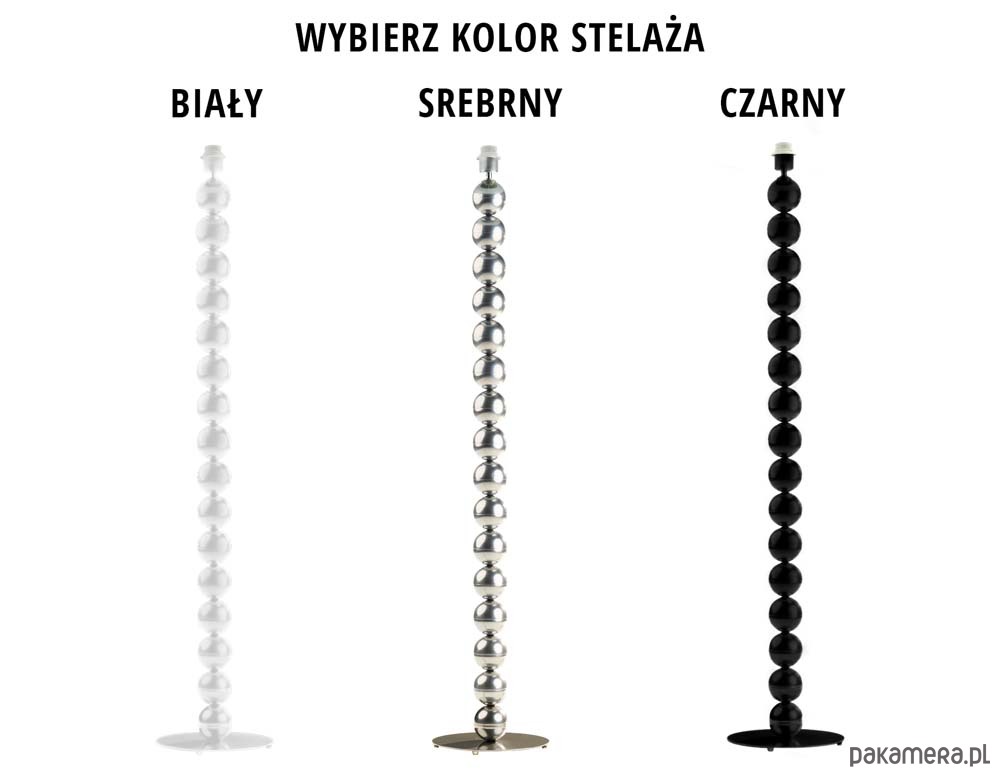 lampy podłogowe Nowoczesna lampa stojąca z kulami GIZA ECO 4