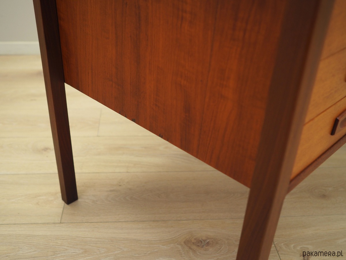 biurka Biurko tekowe, duński design, lata 70, produkcja: Dania 8