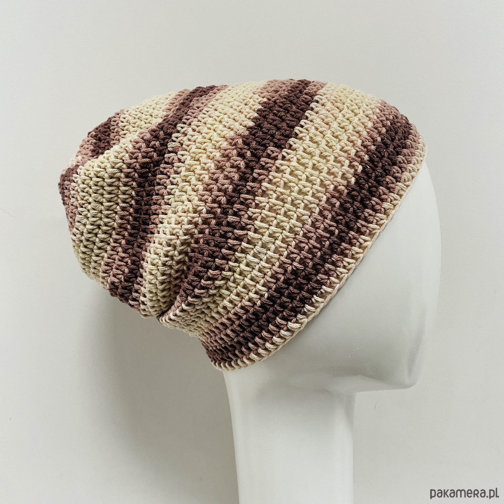 czapki damskie Kolorowa czapka jesienna przejściowa cienka all season S/M 3