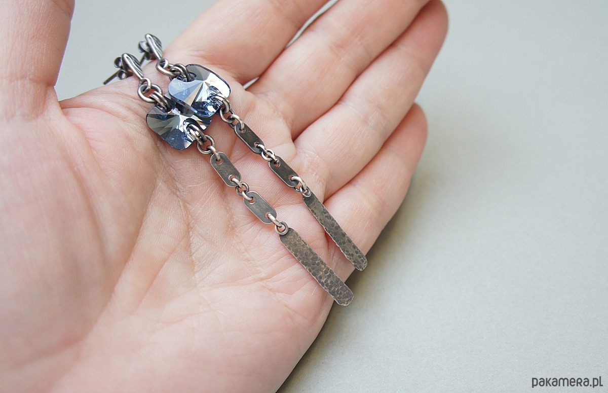 kolczyki z kamieniami Kolczyki Denim jeans vol. 3 8