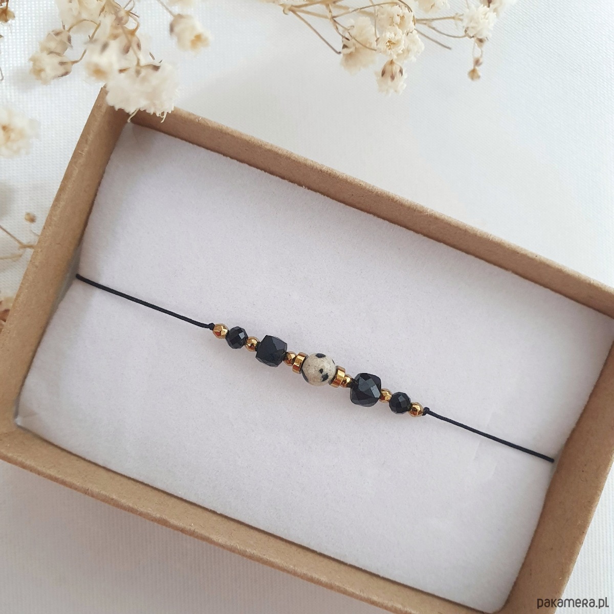 bransoletki na sznurku Bransoletka z jaspisem 3