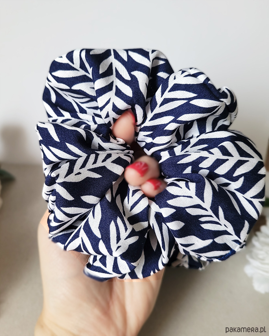 gumki do włosów Gumka Maxi Scrunchie Kłosek 1