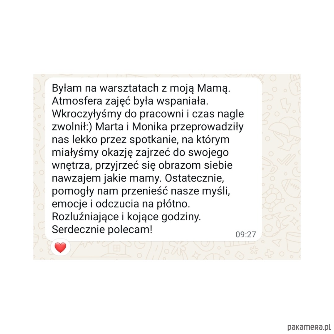 Warsztaty malarskie Wyciszające  warsztaty malarskie 2