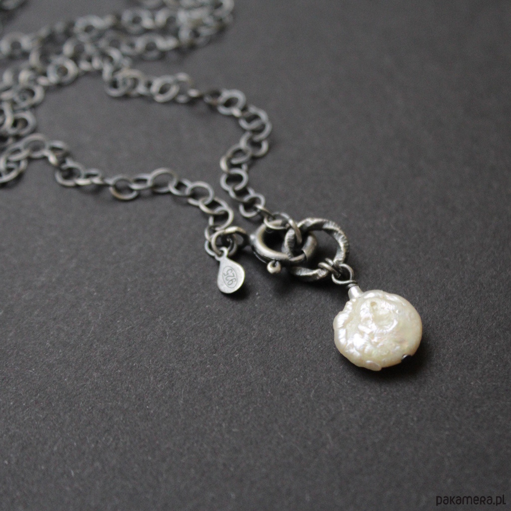 naszyjniki - inne Naszyjnik perła ze szkatułki babci 1