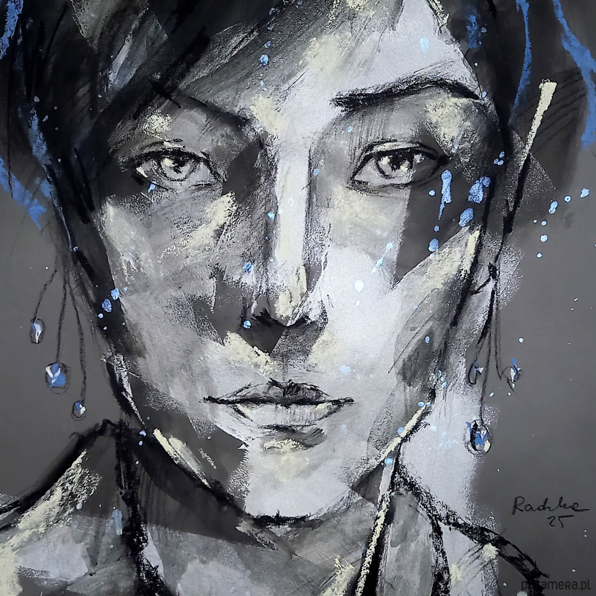 grafiki i ilustracje Lydia - rysunek B2 unikat 1