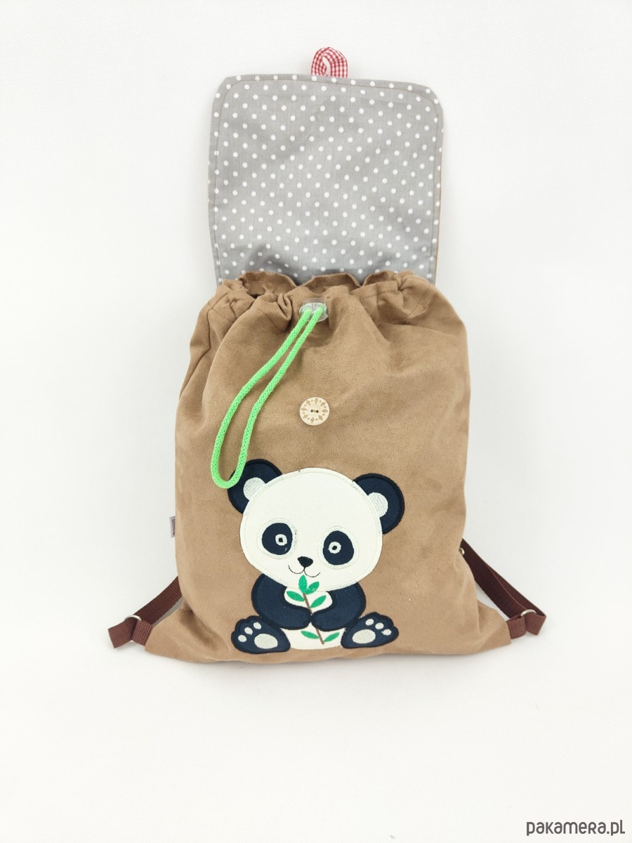 torebki, worki i plecaki dziecięce Personalizowany prezent dla dziecka - plecak z Pandą 3