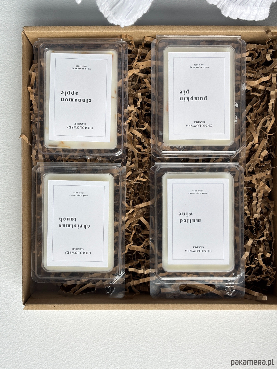 świeczniki i świece Zestaw prezentowy wosków do kominka 2