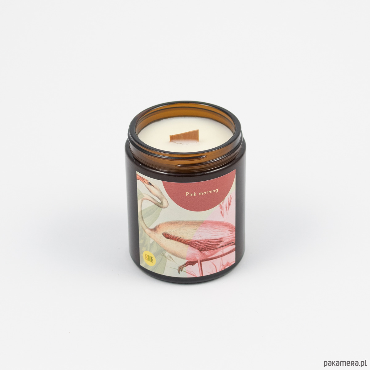świeczniki i świece Świeca sojowa Różowy poranek 180ml 1