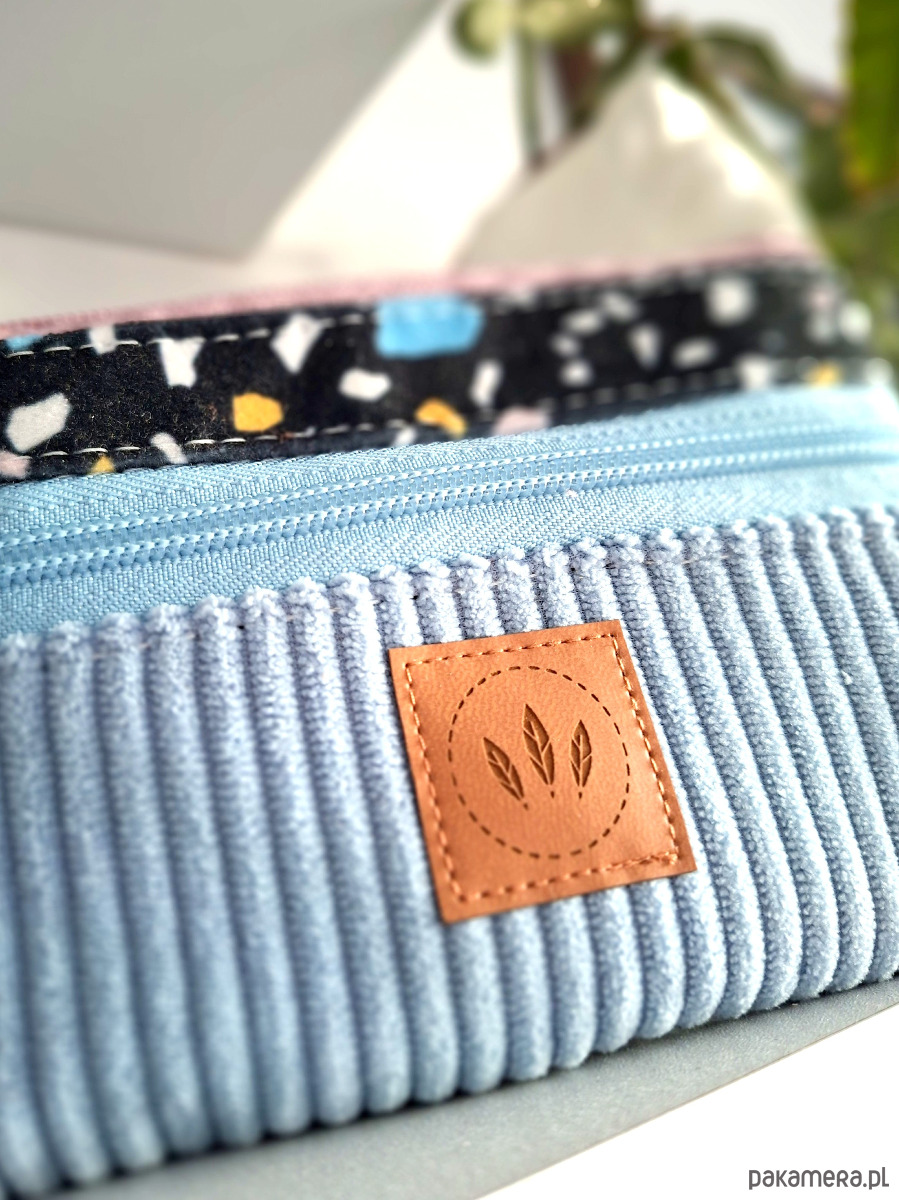 portfele damskie Dwustronny sztruksowy portfel Lastryko 2