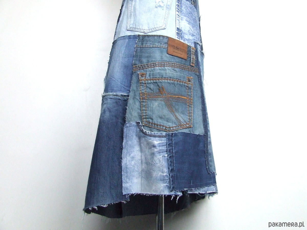 spódnice maxi Długa spódnica denim r. 42 1