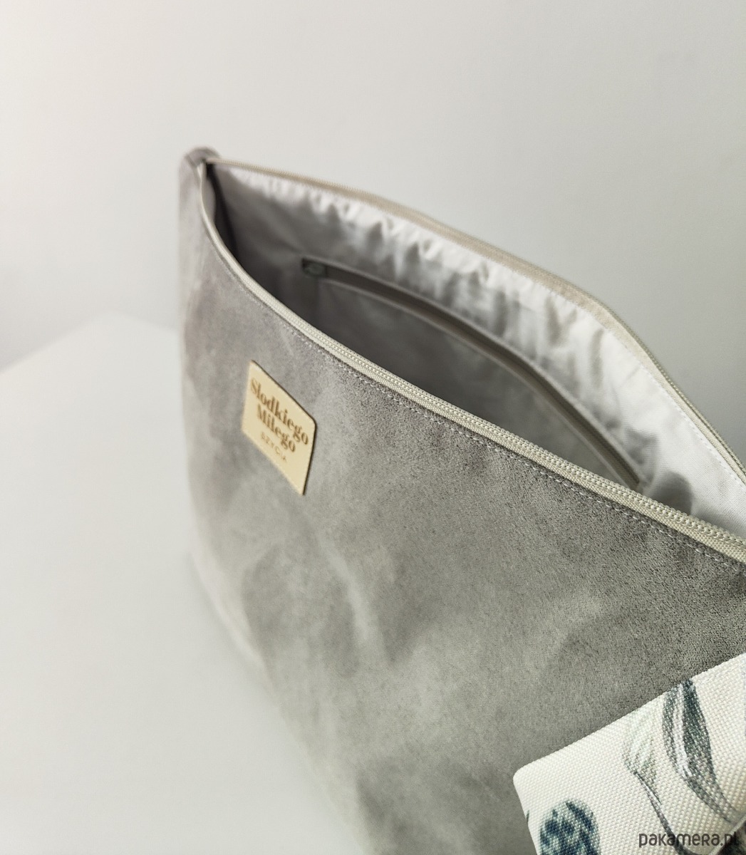 kosmetyczki Duża Kosmetyczka HANA Monkey &Banana Tree - kosmetyczka z nubuku 3