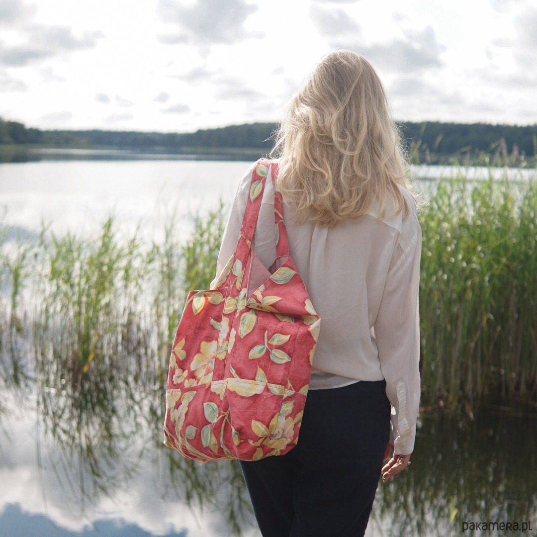 torby XXL Torba XL w kwiaty 1