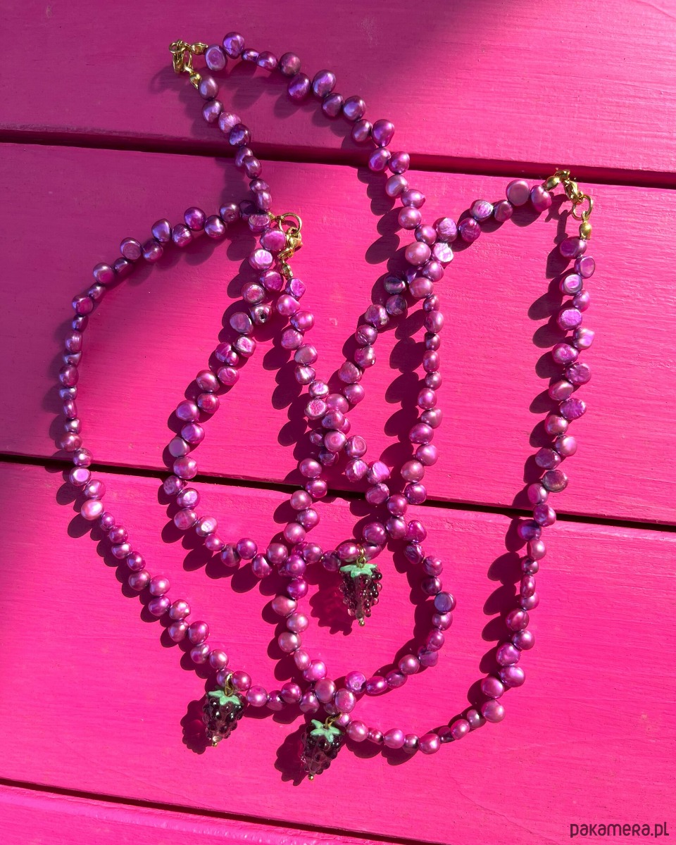 naszyjniki - inne Naszyjnik Choker  Jeżyna 3