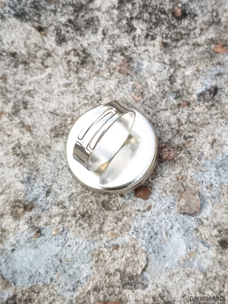 pierścionki - różne Pierścionek z pejzażem 3