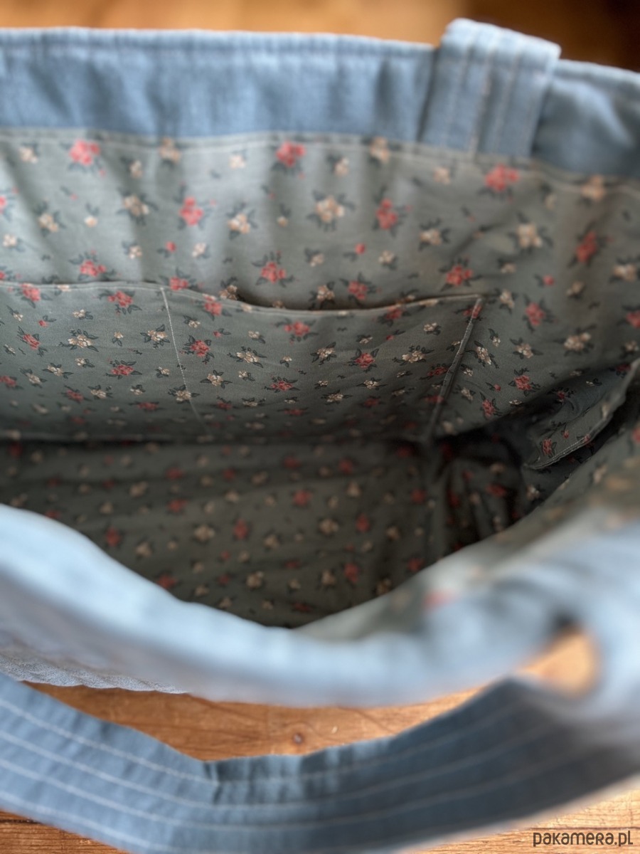 torby na ramię Torba lniana Everyday - niebieska 8