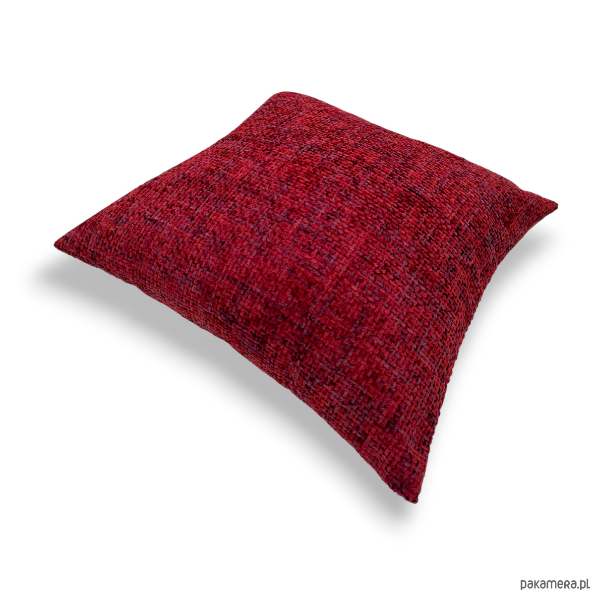 poduszki plecione Bordowa Poduszka Dekoracyjna Stella 50x50 - melanż 1