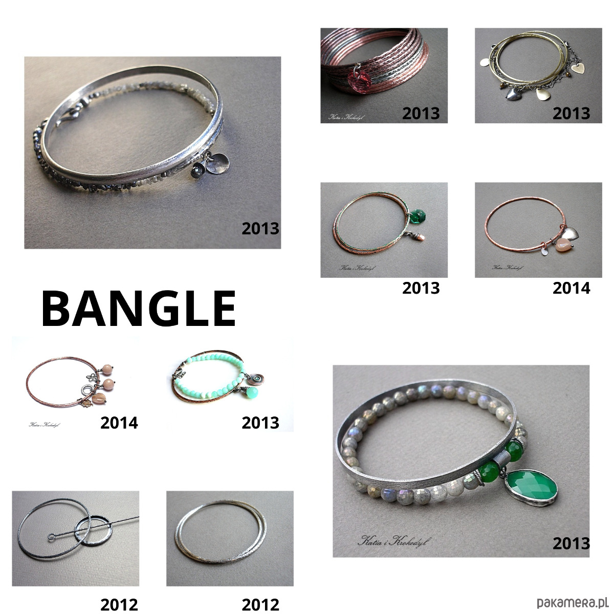 bransoletki srebrne Silver ring vol. 3 - bransoletka 8