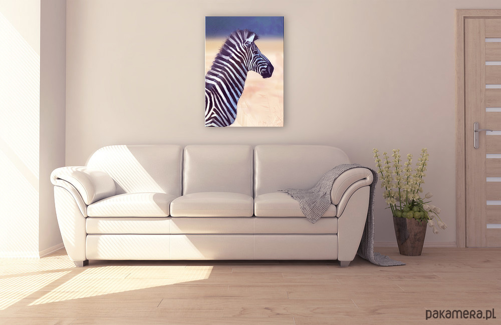 obrazy Obraz - Afryka, zebra - wydruk na płótnie 1