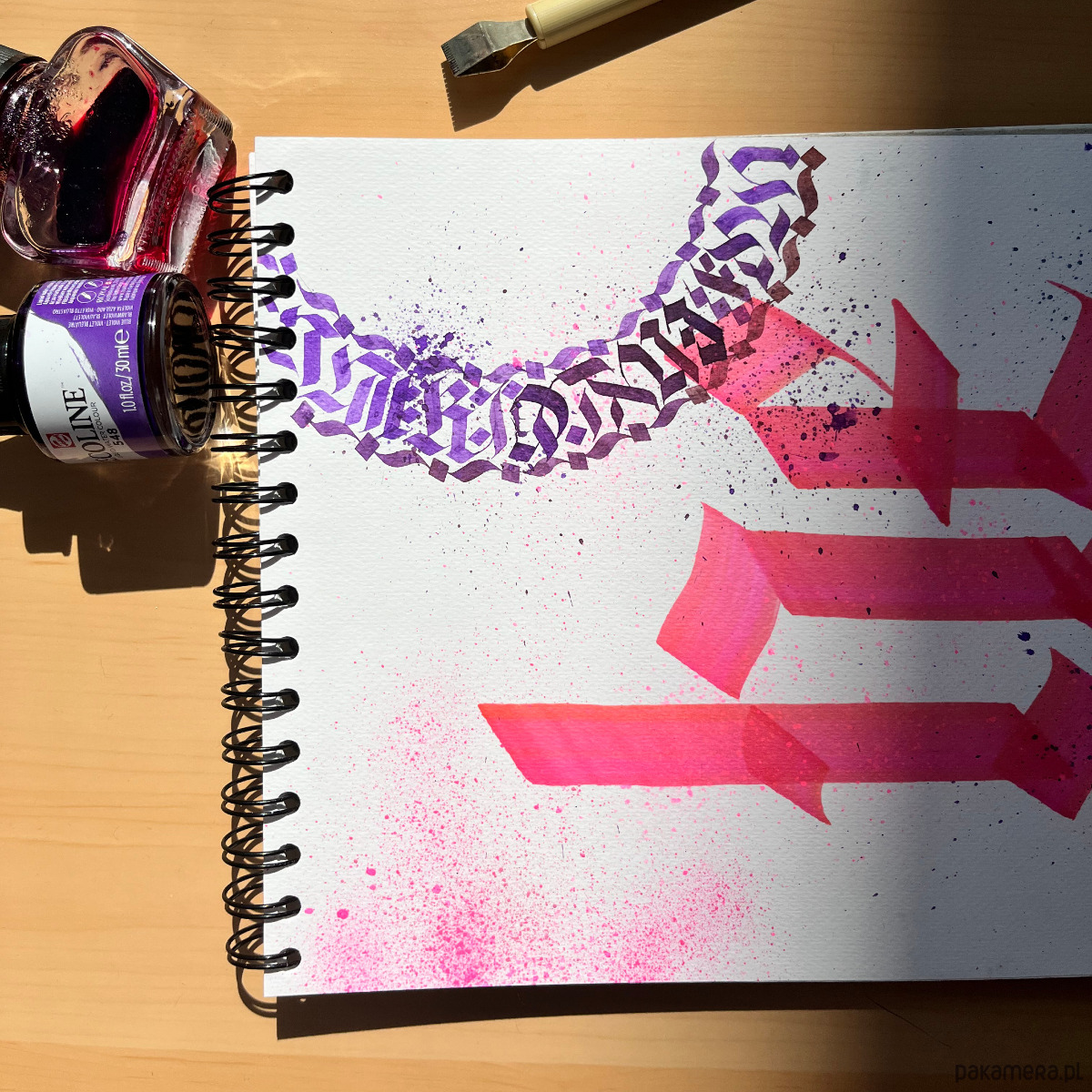 Warsztaty inne Kaligrafia abstrakcyjna - warsztaty kaligraficzne 0