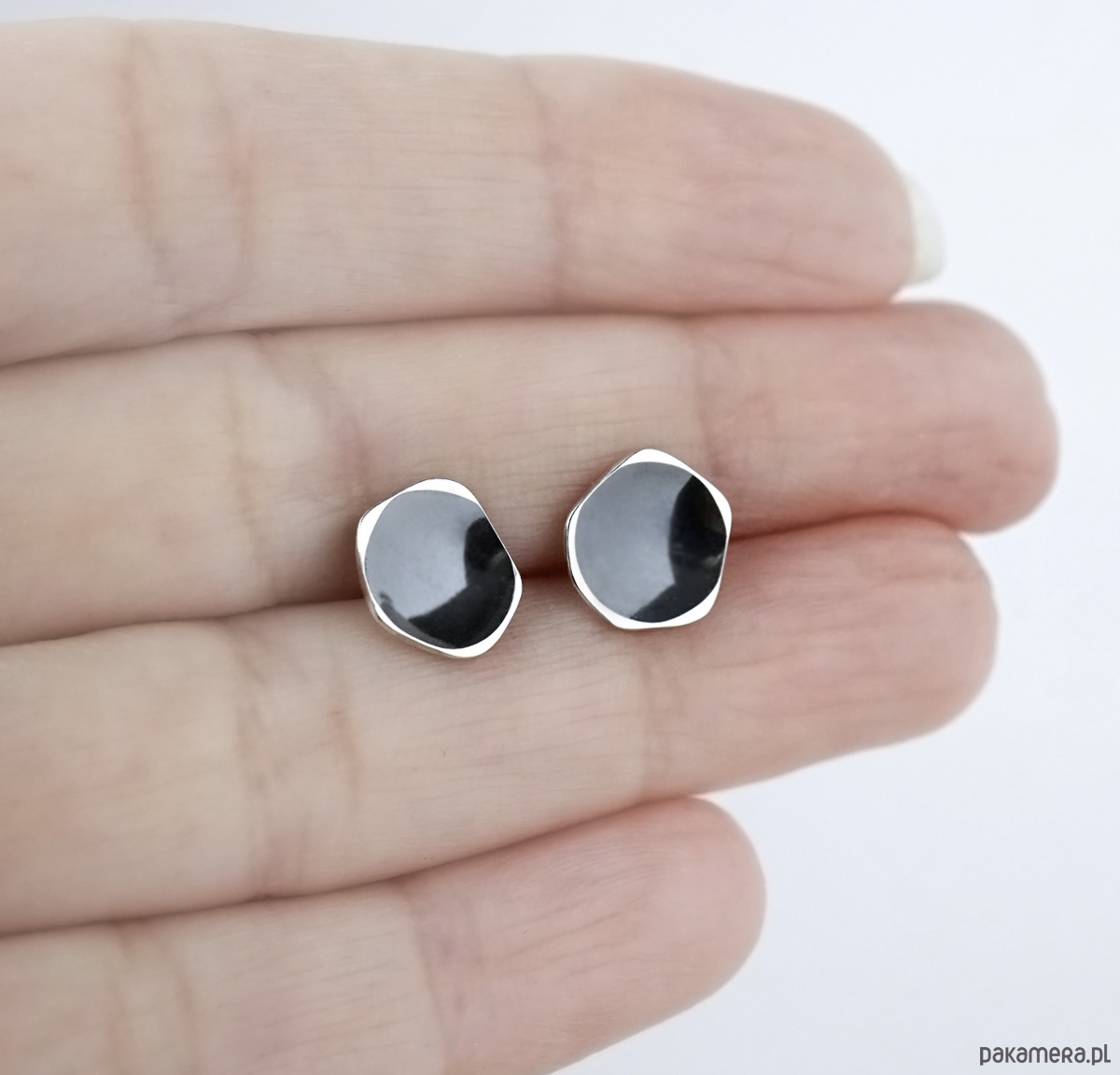 kolczyki srebrne Kolczyki srebrne płatki 1